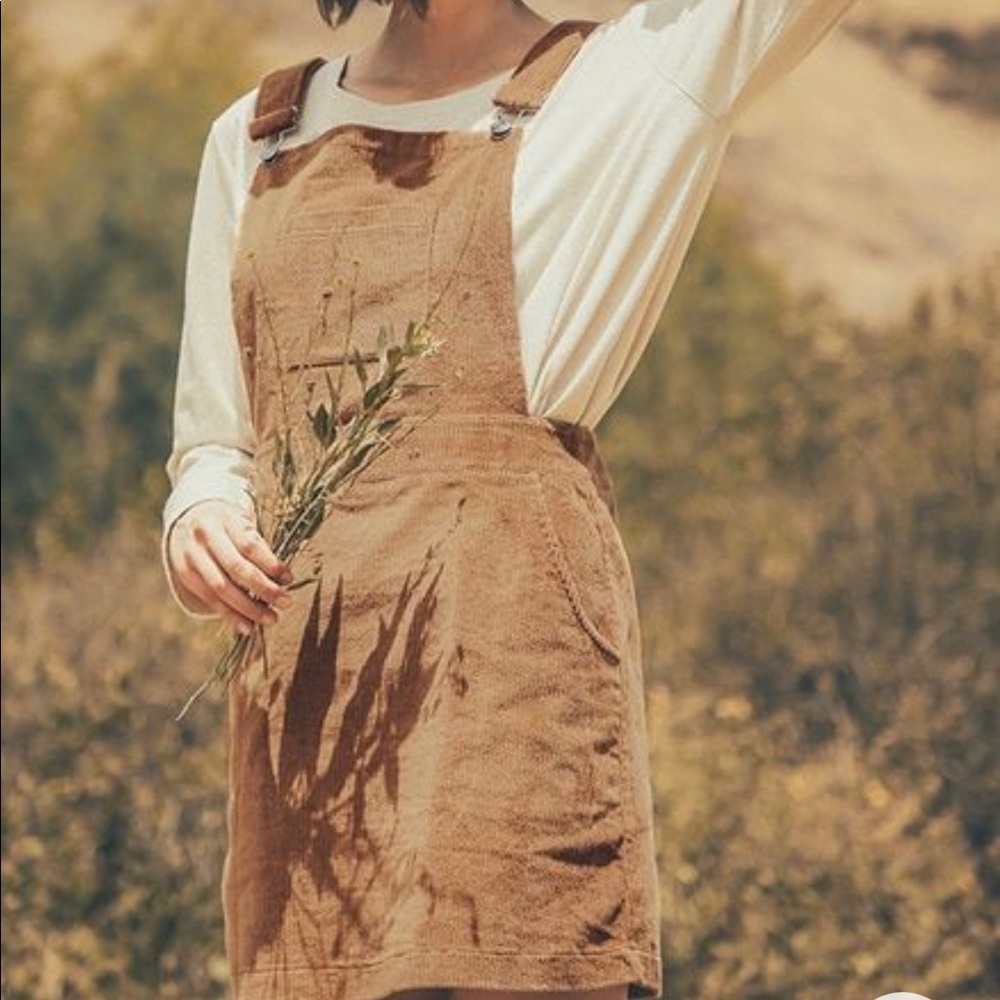 Umgee Corduroy Overall Dress #130733